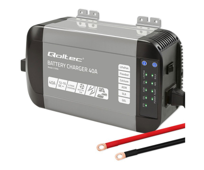 Zasilacz awaryjny (UPS) Qoltec Inteligenta Ładwarka Monolith LiFePO4 AGM GEL 40A 12V
